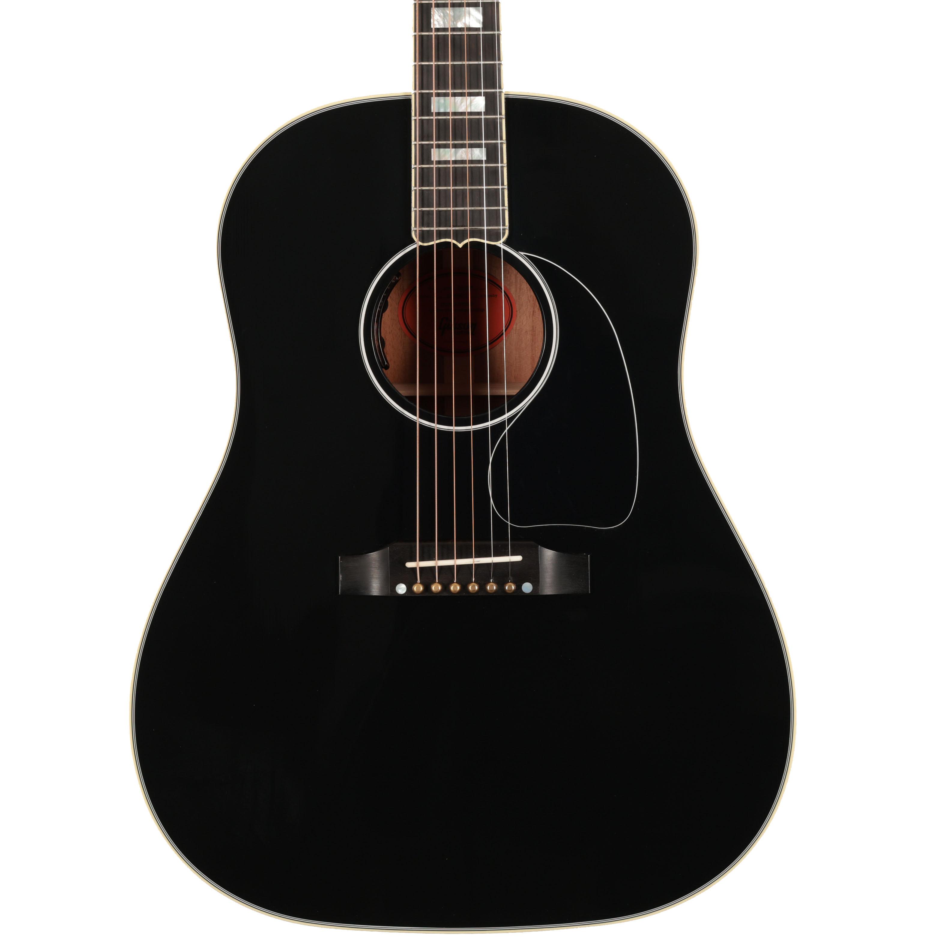 Gibson Custom Shop J-45 Custom Ebony Acoustic Guitar - Andertons